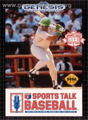 Cover MLBPA Sports Talk Baseball for Genesis - Mega Drive